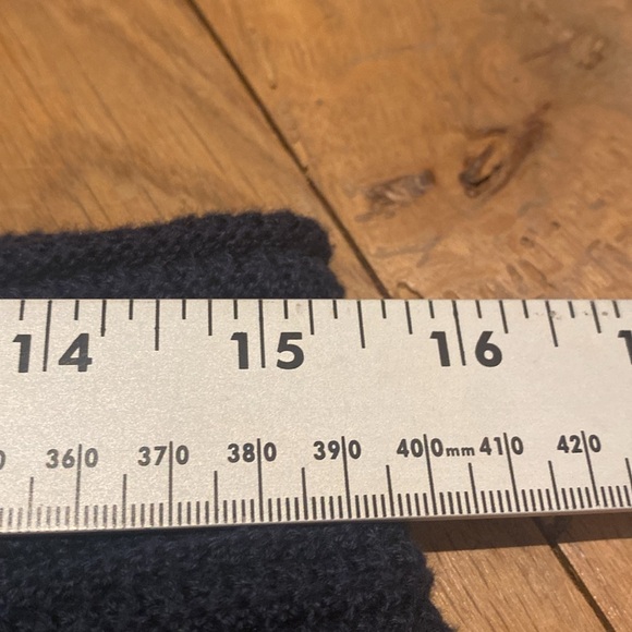 Marie Oliver Cotton Crocheted Scalloped Hem  Navy Skirt Size Medium - Picture 7 of 13